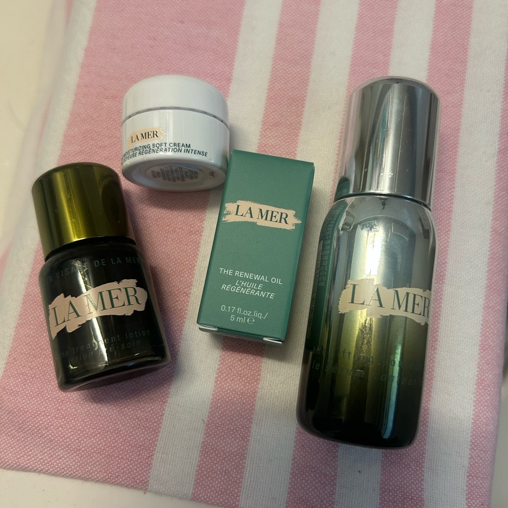 New La Mer 4 piece travel set